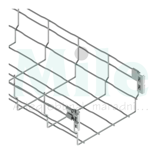 Rácsos kábeltálca 3m E91 galván/elektrolit horganyzott acél U-alak 110mm x 200mm x DZI KOPOS